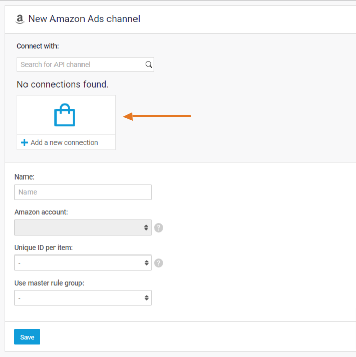 Creating an Amazon Ads connection Channable