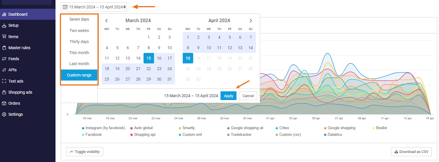 Analytics Range Dropdown Custom- Modern.png