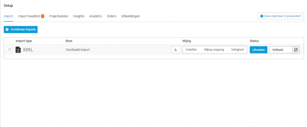 Channable - Projectveld verwijderen.gif
