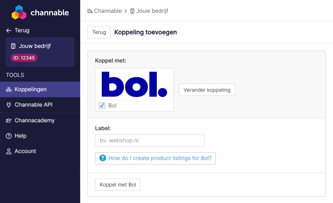 Channable - Bedrijf_Tools_Koppelingen_Koppel met_Bol.png