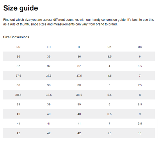 by Snuble Luksus How do I fill in the Zalando SizeChart attributes in Channable? – Channable